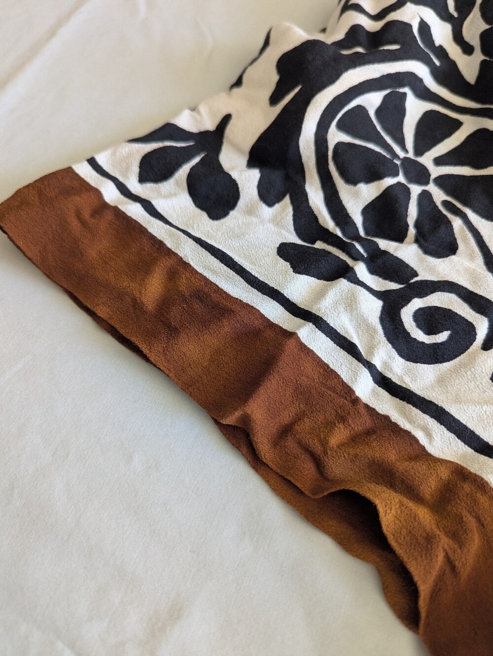 Zara Black And White Print Paper Bag Shirts With Tie - Picture 5 of 8